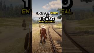 ¿Cómo de GRANDE es el MAPA de RDR 2 en la VIDA REAL 🤔🚶 reddeadredemption2 rdr2 rockstargames [upl. by Nannie47]