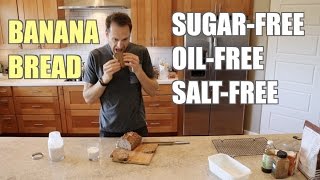 My Banana Bread 🍌 Salt Oil Sugar FREE [upl. by Sarette]