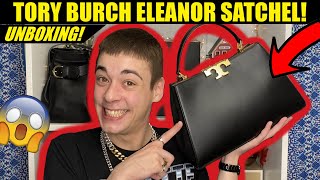 Tory Burch ELEANOR SATCHEL Unboxing  Bad Tory Burch Experience [upl. by Yggam]