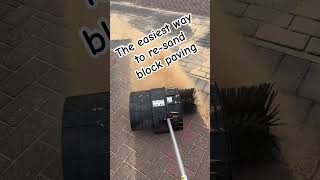 Easiest and quickest way to resand blocks paving [upl. by Etteyniv]