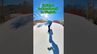 3 Best Ski Resorts in Virginia snowboarding midatlantic shorts [upl. by Une]