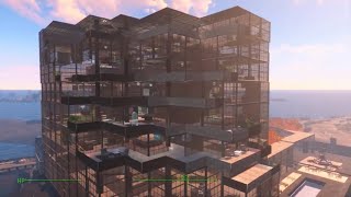 Fallout 4 Settlement Building  Nordhagen Beach Luxury Condos PS4 [upl. by Erialcyram]