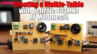 Creating a WalkieTalkie with generic 433MHz RF Modules [upl. by Dlopoel125]