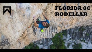 Florida 8c  Rodellar  upper crux send go  Pierre Délas [upl. by Gordie]