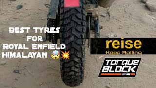 All New Tyres for Royal Enfield Himalayan🤯Reise TrailRMitas E07💥 reise himalayan newtyre [upl. by Barrett]