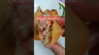 Popia Carbonara simple tapi sedap kegemaran anak bujang 😋🤩food [upl. by Hukill]