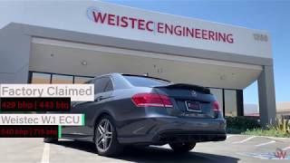 W212 E550 with W2 ECU Tune and optional quotBurblesquot [upl. by Kalil]