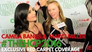 Camila Banus amp Marci Miller at the 85th Annual Hollywood Christmas Parade FEAT Marine Toys for Tots [upl. by Aeynod]