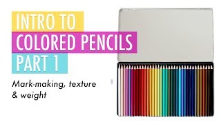 How to use Colored Pencils Part 1 [upl. by Aiekat678]