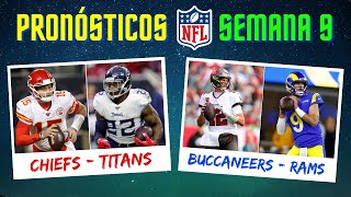 Pronósticos Semana 9  ¿Quién ganará cada partido  NFL 2022 [upl. by Mcgurn]