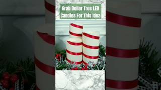 🎄GRAB Some DOLLAR TREE LED Candles For This Sweet Decor dollartreediy shesocraftdee christmas [upl. by Manley692]