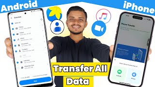 How to transfer data from Android to iPhone  BEST WAY [upl. by Lleret]