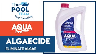 Remove Algae fast  Aqua Pro Algaecide [upl. by Laehctim441]