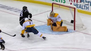 Nico Hischier scores a goal against the Nashville Predators [upl. by Radbun]