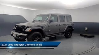 2021 Jeep Wrangler Unlimited Willys Sport Utility Burnsville Shakopee Prior Lake Apple Valley Ea [upl. by Olumor]