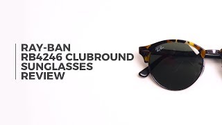 RayBan RB4246 Clubround Sunglasses Review  SmartBuyGlasses [upl. by Enelyt]