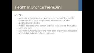 FSA HRA and HSA Eligible Expenses [upl. by Swee]