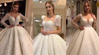 The Best Wedding DRESSES Collection 2023  Gelinlik Modelleri Yeni Koleksiyon [upl. by Huebner]