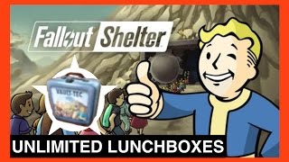 FALLOUT SHELTER No CheatHack Unlimited Lunchbox Glitch  iOS How to Gameplay Guide iPhoneiPad [upl. by Aciret710]