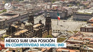 México sube una posición neta en competitividad mundial IMD [upl. by Dupuis]