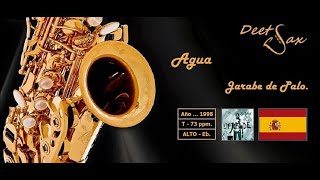 🇪🇸 AGUA  Jarabe de Palo  Alto Sax [upl. by Ahsenre968]