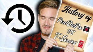 The COMPLETE HISTORY Of PewDiePie VS TSeries [upl. by Pacorro]