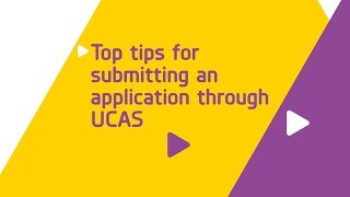 Top Tips for UCAS [upl. by Antone]