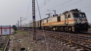 Dangerous 130 Kmph🔥 Tamralipta ExpGitanjali ExpShatabdi ExpRCF Memu [upl. by Adelina]