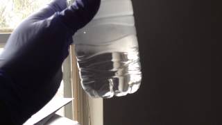 Instant Ice Supercooled water nucleation [upl. by Auqenahs559]