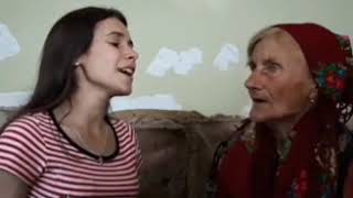 Ukrainian girl singing SLAVIC SONGS with her granny [upl. by Anialram]