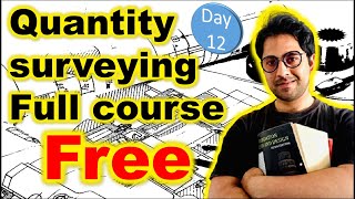 cost estimate  quantity surveying full course  day 12 [upl. by Kirst]