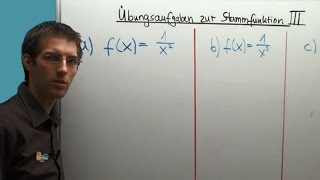 Stammfunktionen bestimmen Übung 3  Integralrechnung [upl. by Naeroled]