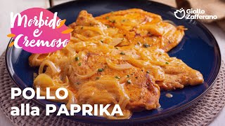 POLLO alla PAPRIKA MORBIDO CREMOSO e SUPER APPETITOSO😍🔥 [upl. by Luanni]