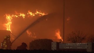 20313  3Alarm Fire  Crestline Elementary School  Vancouver Washington [upl. by Yleen]