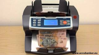 AccuBANKER AB5500 bill counter [upl. by Zima]