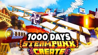 I Survived 1000 Days in STEAMPUNK Minecraft FULL MOVIE [upl. by Bigod1]