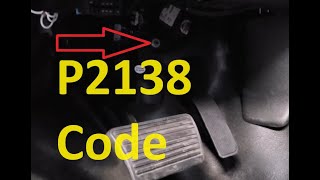 Causes and Fixes P2138 Code ThrottlePedal Position SensorSwitch DE Voltage Correlation [upl. by Deth9]