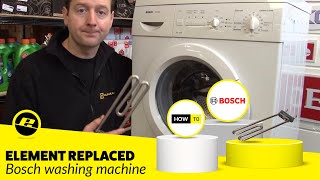 How to Replace the Element on a Bosch Washing Machine [upl. by Hoffman]