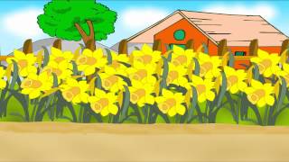 Daffy Down Dilly  English Nursery Rhymes  CartoonAnimated Rhymes For Kids [upl. by Atteselrahc]