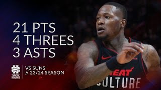 Terry Rozier 21 pts 4 threes 3 asts vs Suns 2324 season [upl. by Aissac]