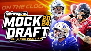 2024 NFL Full ThreeRound Mock Draft For Every Team A NEW NUMBER 1 PICK [upl. by Enaht220]