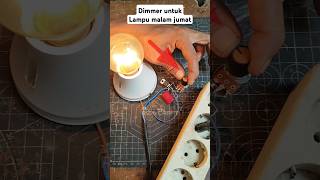 idea to make a dimer for a 220v bulb short tutorial idea [upl. by Arotak]