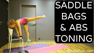 RU532 Thighs Saddlebags And Abs Toning Exercises 28 Minute Total Body Home Workout Level 2 [upl. by Euhsoj784]