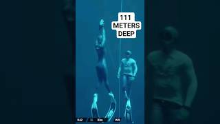 FREEDIVING WORLD RECORD ALENKA ARTNIK freediver freediving underwater [upl. by Ahsart]