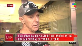 🗣 Fantino respondió a las críticas de Yanina Latorre [upl. by Neret]