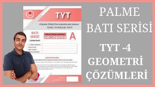 PALME BATI SERİSİ TYT 4 GEOMETRİ SORU ÇÖZÜMLERİ [upl. by Ardnohs829]