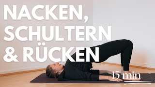 Nacken Schultern und Rücken Stretch Yoga für die Rückbildung [upl. by Dopp]