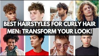 Best Hairstyles for Curly Hair Men  Style Your Dreams [upl. by Thedrick300]