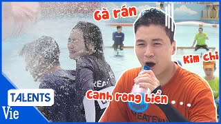 Karik tung quotfastflowquot 5 món ăn Hàn Quốc bị gãy ngang Lan Ngọc no nước với vòi rồng  Running man [upl. by Ruperta398]