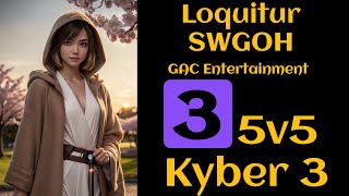 SWGOH Loquitur 5v5 GAC M3 Malgus Triumvirate 3rd Sister and GLs Going Down [upl. by Aluino]